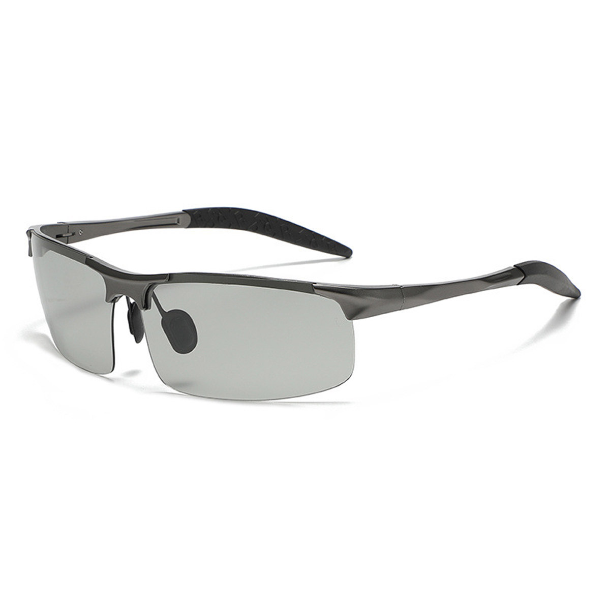 Aluminum-magnesium half-frame cycling metal sunglasses Aluminum-magnesium half-frame cycling metal sunglasses