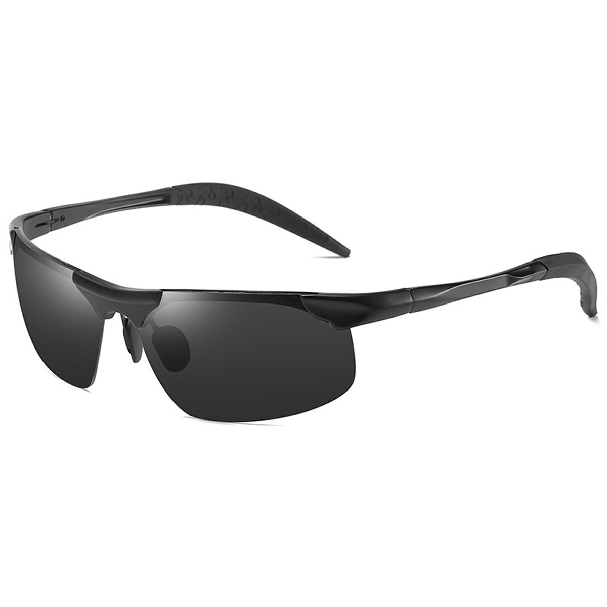 Aluminum-magnesium half-frame cycling metal sunglasses Aluminum-magnesium half-frame cycling metal sunglasses