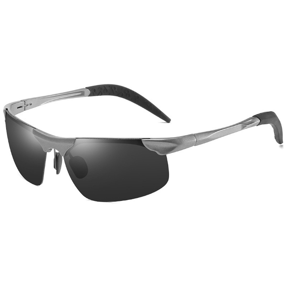 Aluminum-magnesium half-frame cycling metal sunglasses Aluminum-magnesium half-frame cycling metal sunglasses