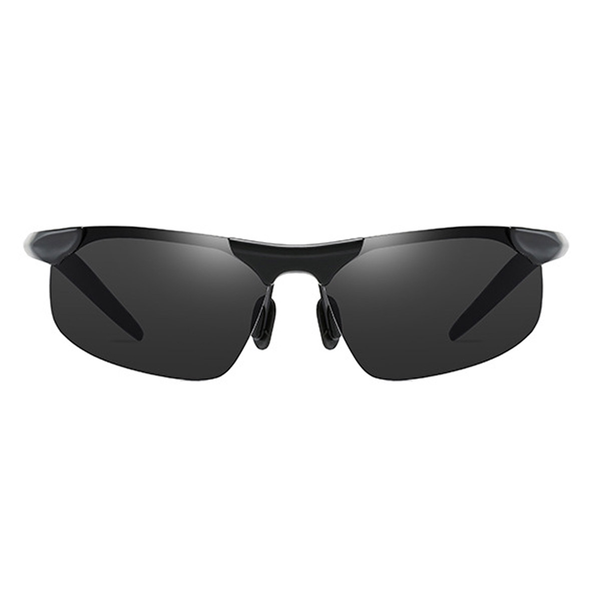 Aluminum-magnesium half-frame cycling metal sunglasses Aluminum-magnesium half-frame cycling metal sunglasses