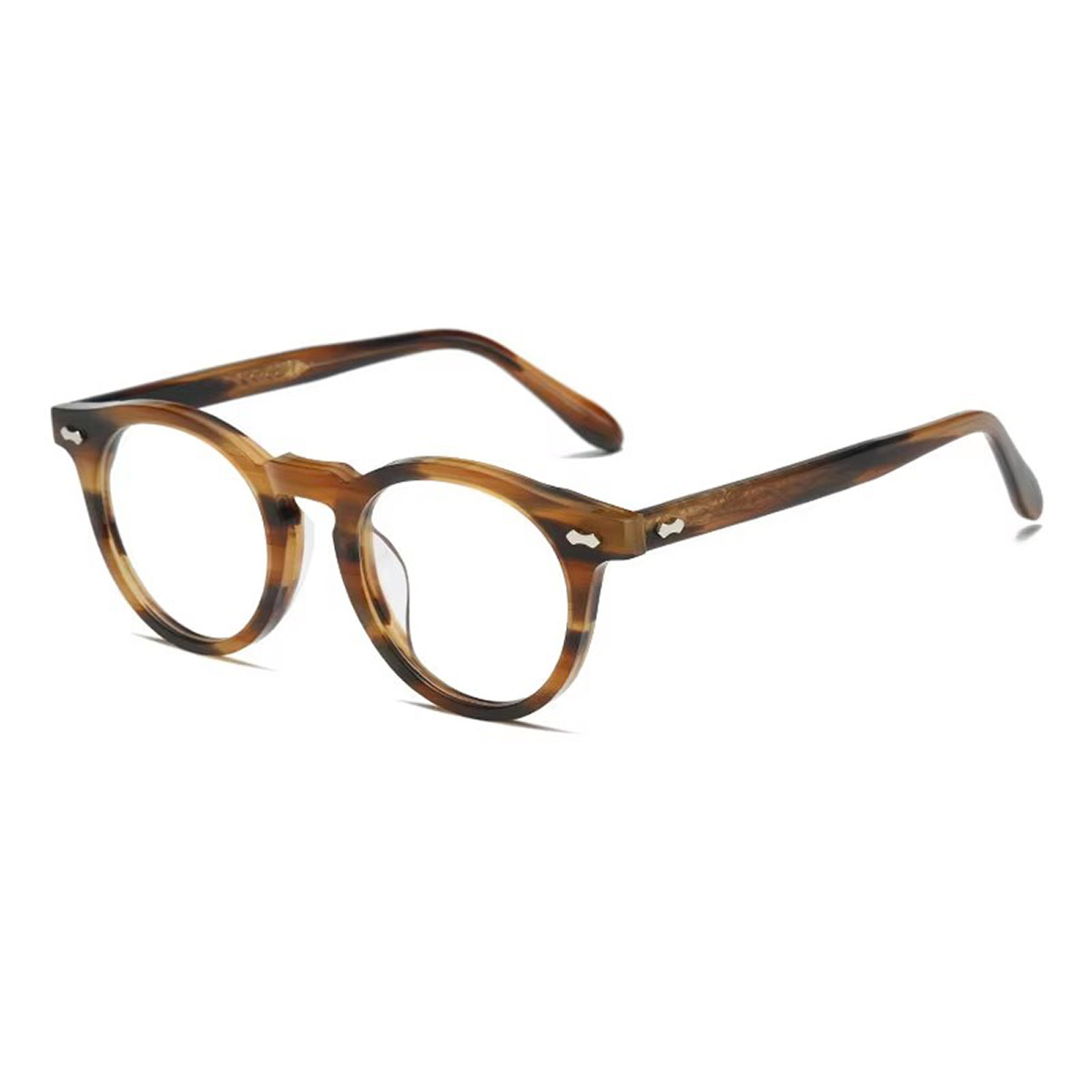 Naka-istilong 3D double-layer acetate optical glasses Naka-istilong 3D double-layer acetate optical glasses