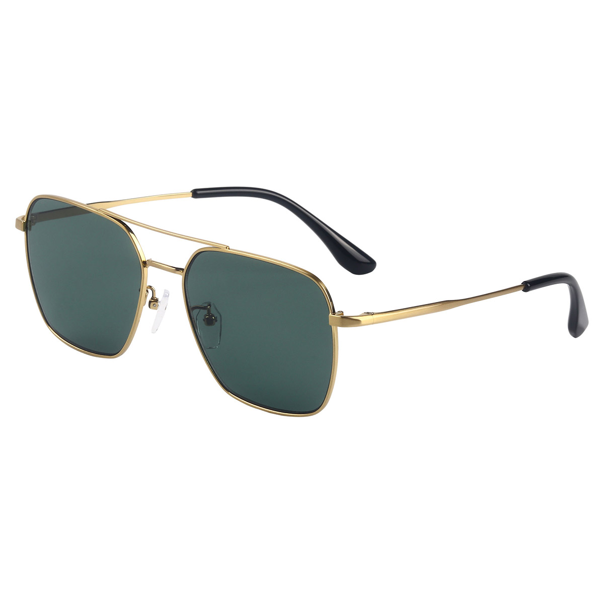 Square frame photochromic lens metal sunglasses Square frame photochromic lens metal sunglasses