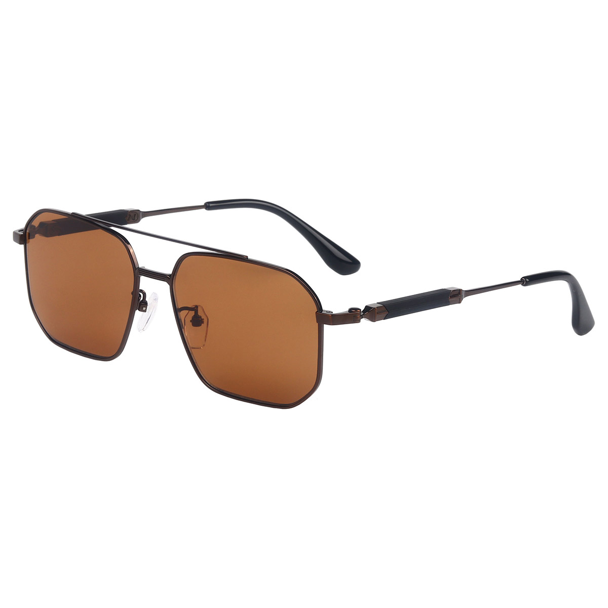 Square frame impact-resistant memory puro titanium sunglasses Square frame impact-resistant memory puro titanium sunglasses