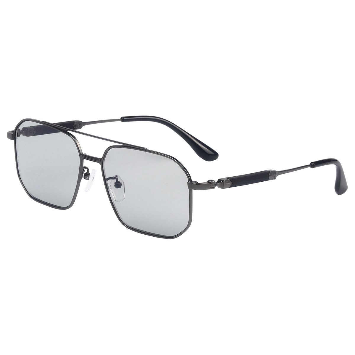 Square frame impact-resistant memory puro titanium sunglasses Square frame impact-resistant memory puro titanium sunglasses