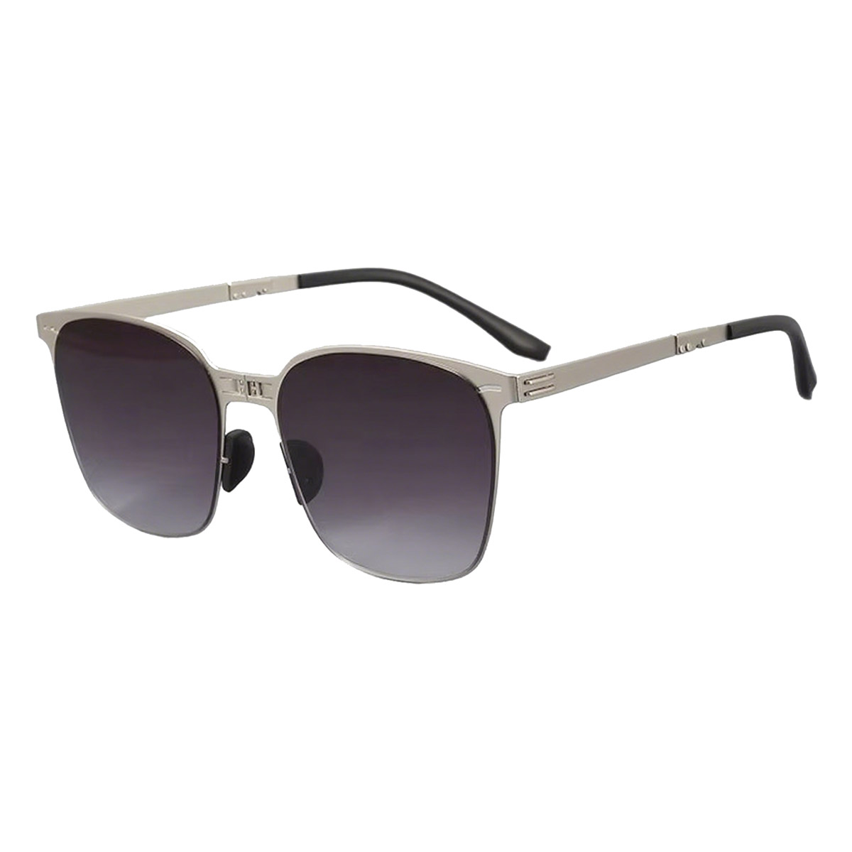 Folding Full Frame Magaang Unisex Metal Sunglasses
