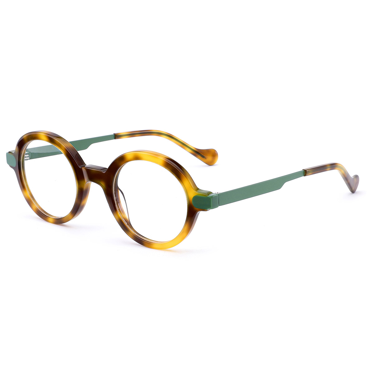 Retro Artistic Round Frame acetate optical glasses Retro Artistic Round Frame acetate optical glasses