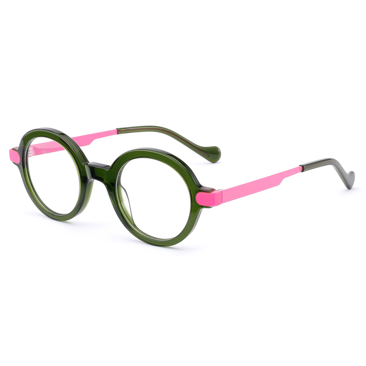 Retro Artistic Round Frame acetate optical glasses Retro Artistic Round Frame acetate optical glasses