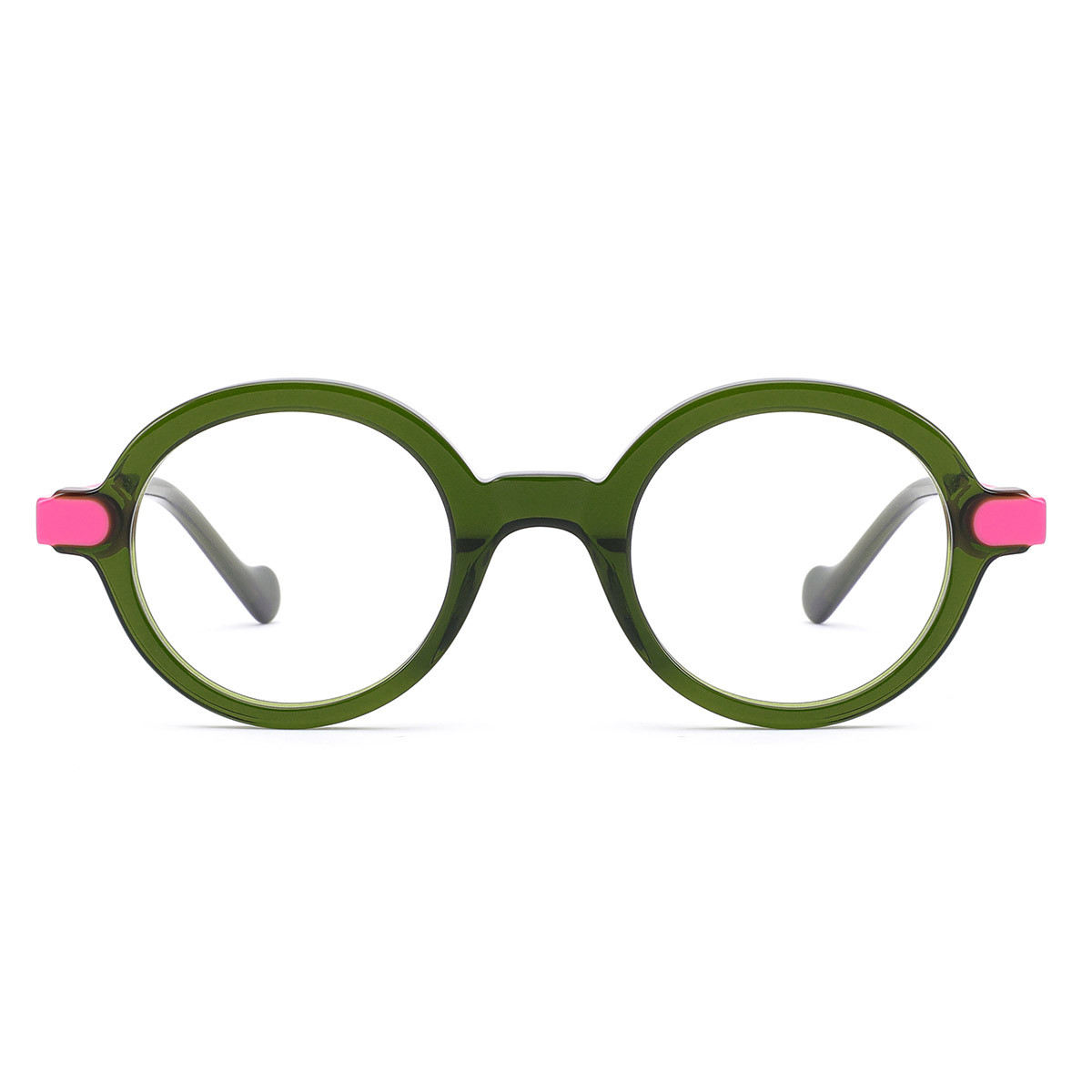 Retro Artistic Round Frame acetate optical glasses Retro Artistic Round Frame acetate optical glasses