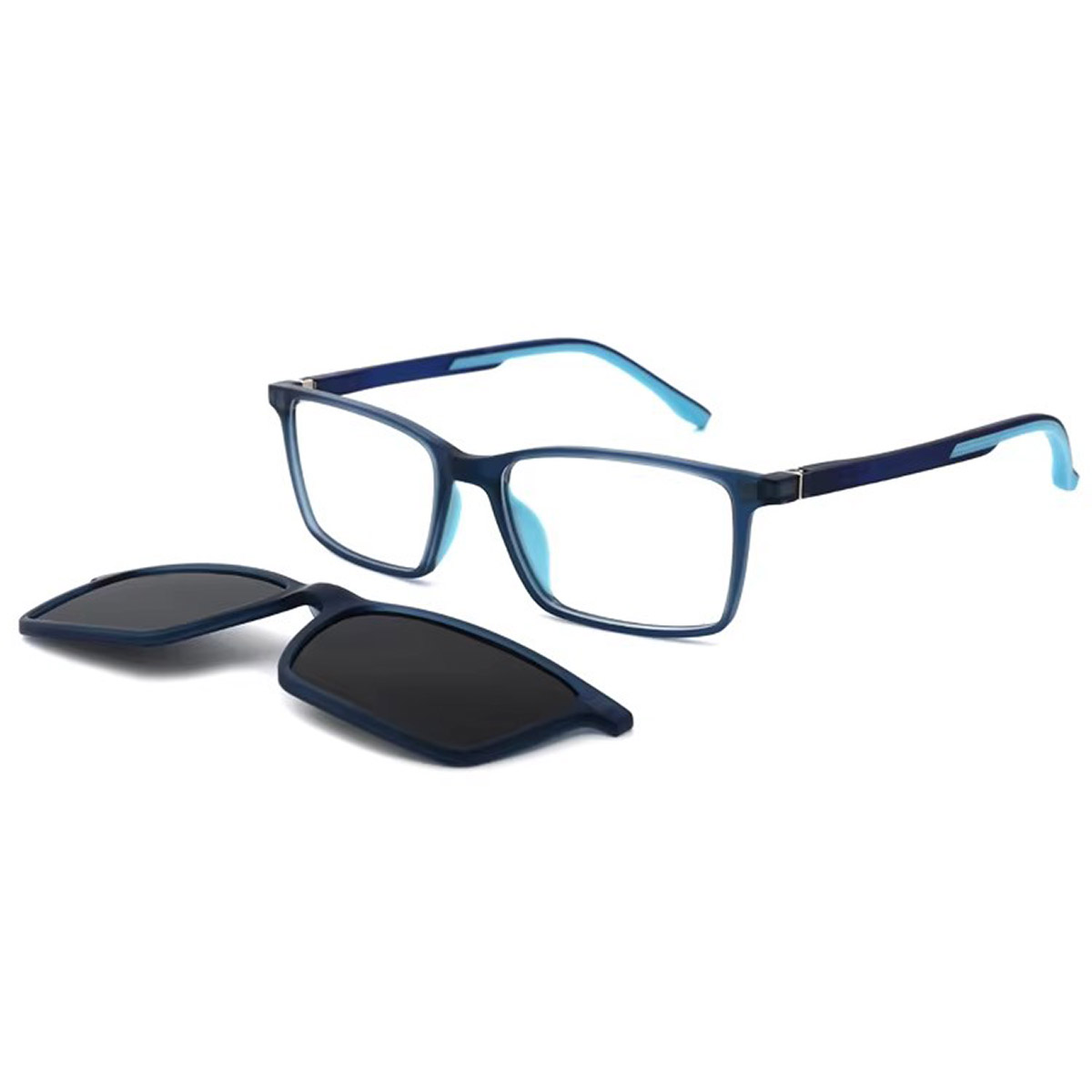 Flexible na frame PC na may magnetic detachable na mga sunglass ng mga bata Flexible na frame PC na may magnetic detachable na mga sunglass ng mga bata