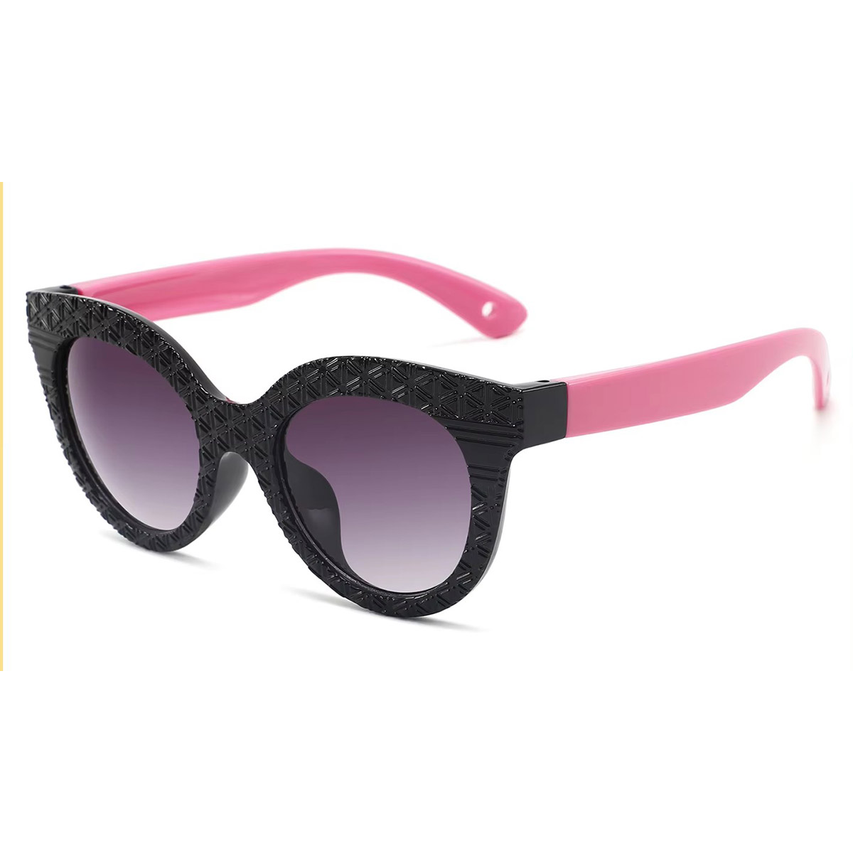 Nylon polarized fashionable anti-UV round frame na salaming pang-araw ng mga bata Nylon polarized fashionable anti-UV round frame na salaming pang-araw ng mga bata