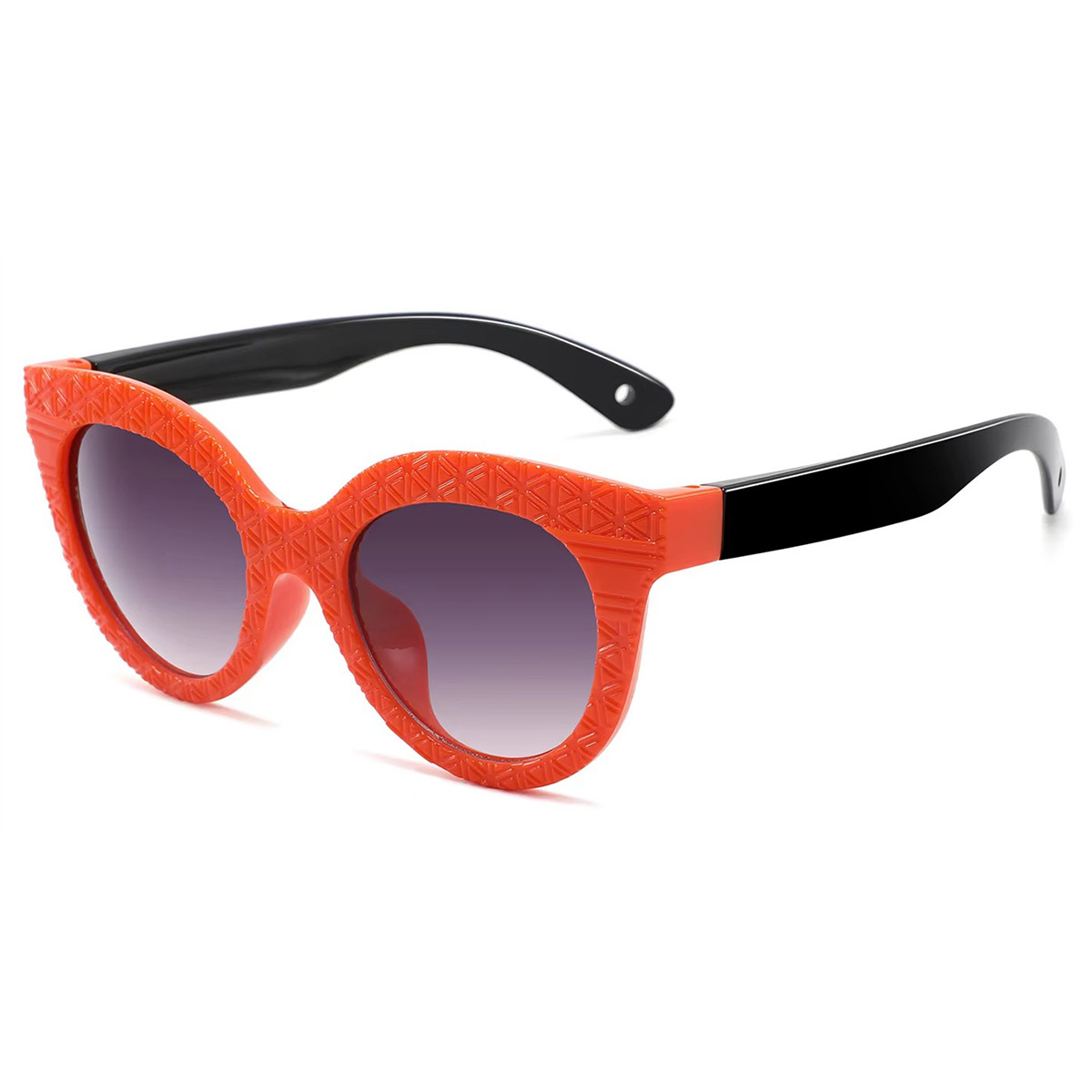 Nylon polarized fashionable anti-UV round frame na salaming pang-araw ng mga bata Nylon polarized fashionable anti-UV round frame na salaming pang-araw ng mga bata