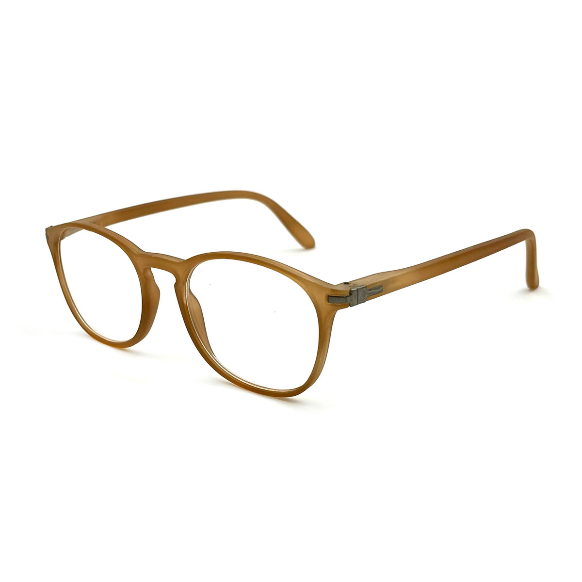 PC full-frame round high-definition reading glasses