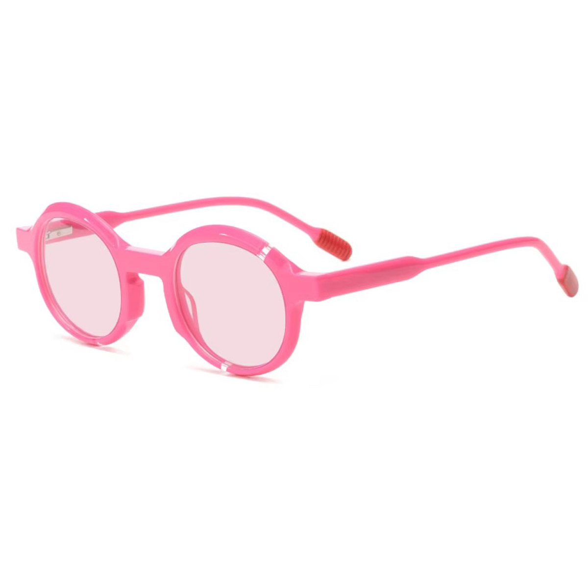 Vintage round frame biodegradable polarized na salaming pang-araw ng mga bata Vintage round frame biodegradable polarized na salaming pang-araw ng mga bata