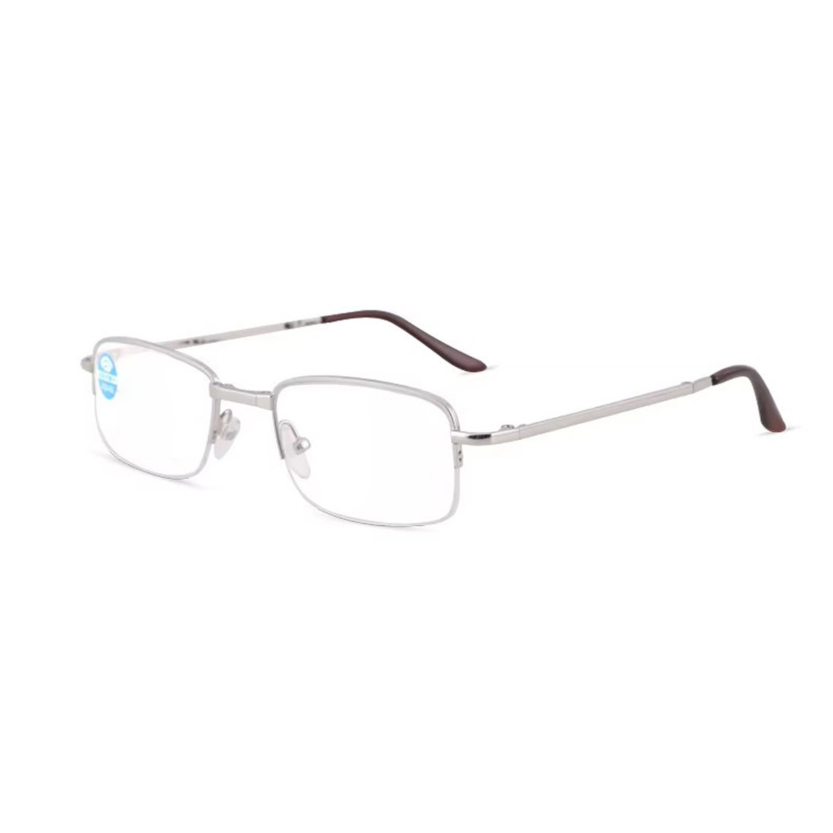 Foldable portable metal reading glasses