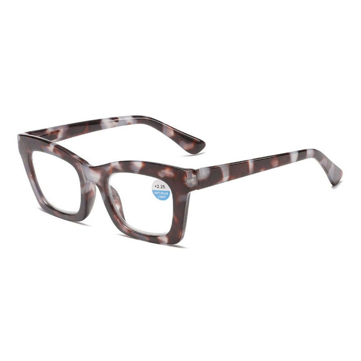 Gradient color fashionable plate cat-eye anti-blue light reading glasses Gradient color fashionable plate cat-eye anti-blue light reading glasses