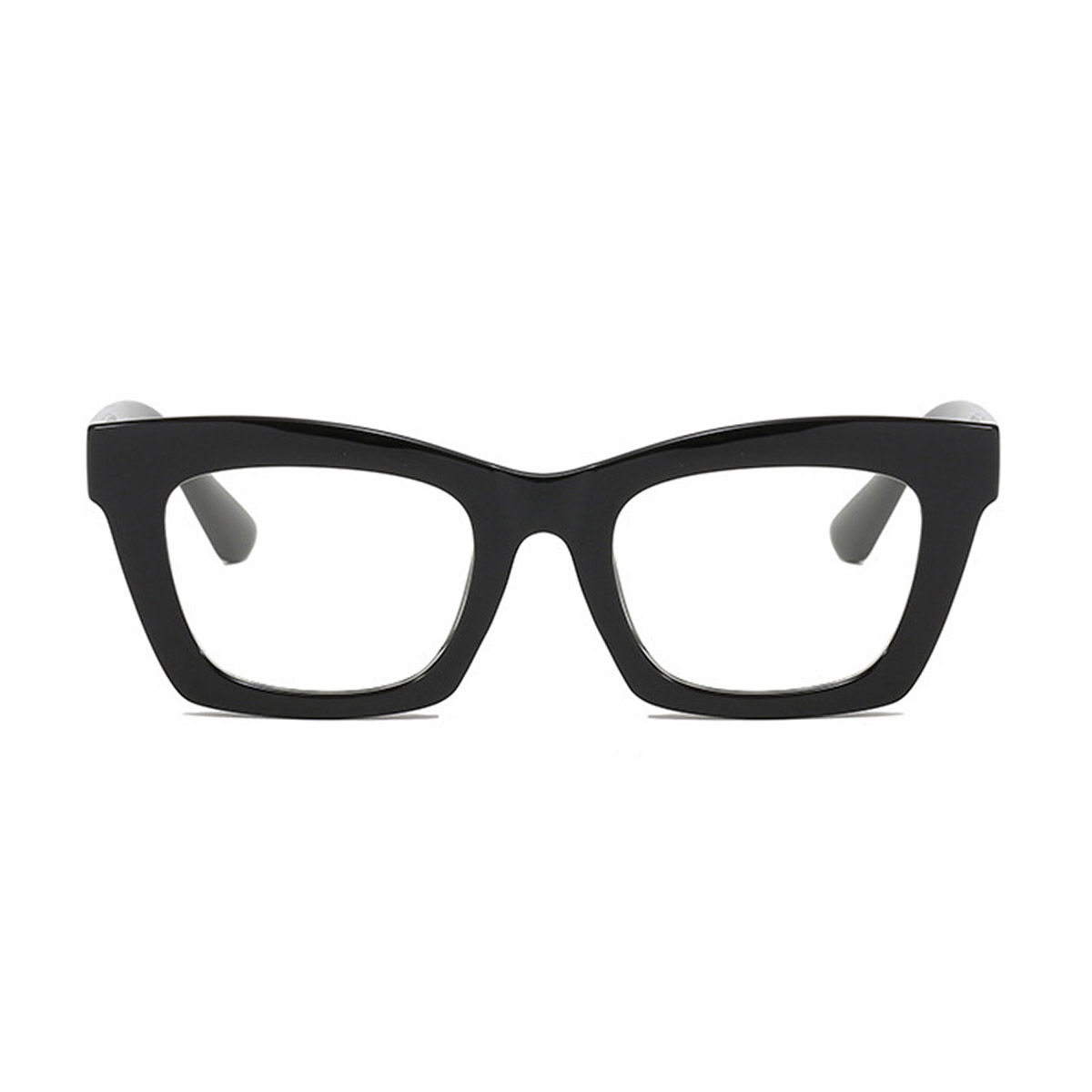 Gradient color fashionable plate cat-eye anti-blue light reading glasses Gradient color fashionable plate cat-eye anti-blue light reading glasses