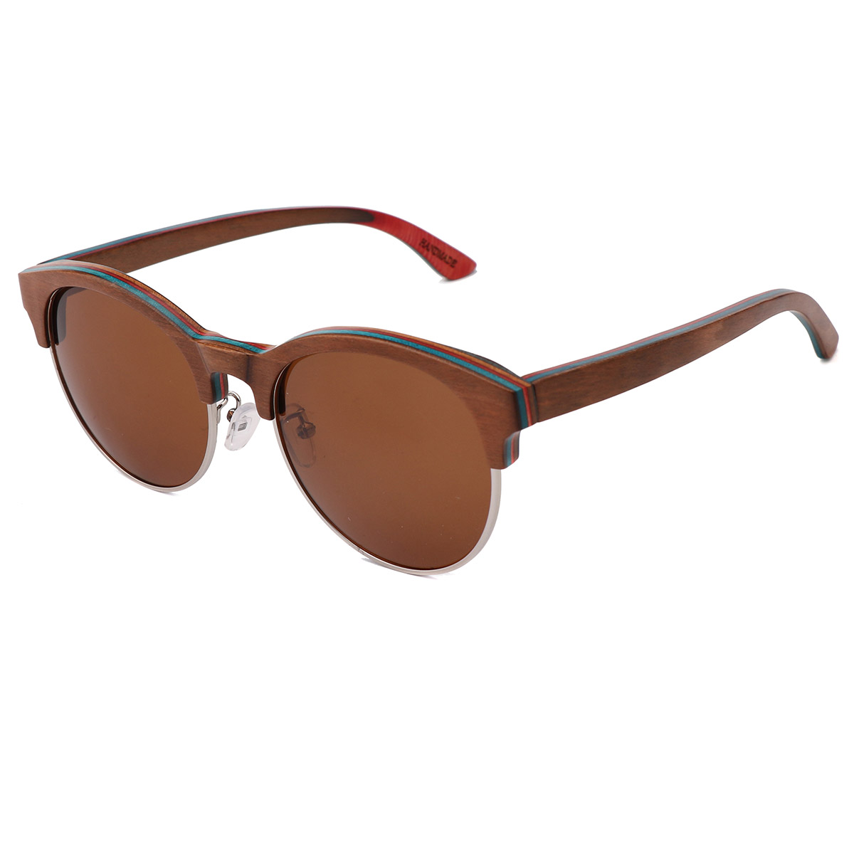 Metal frame wood grain paa stitching scratch-resistant salaming pang-araw Metal frame wood grain paa stitching scratch-resistant salaming pang-araw