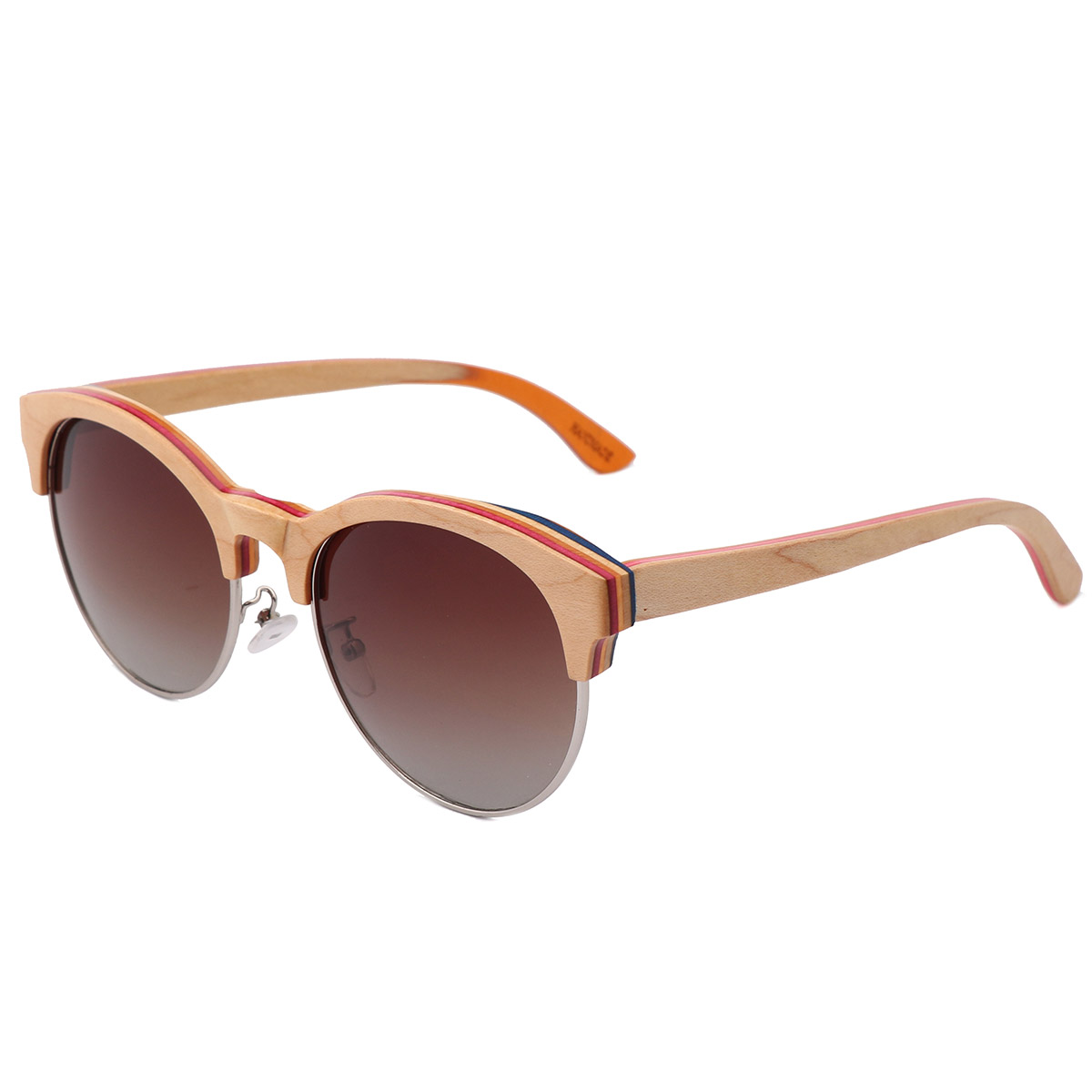 Metal frame wood grain paa stitching scratch-resistant salaming pang-araw Metal frame wood grain paa stitching scratch-resistant salaming pang-araw