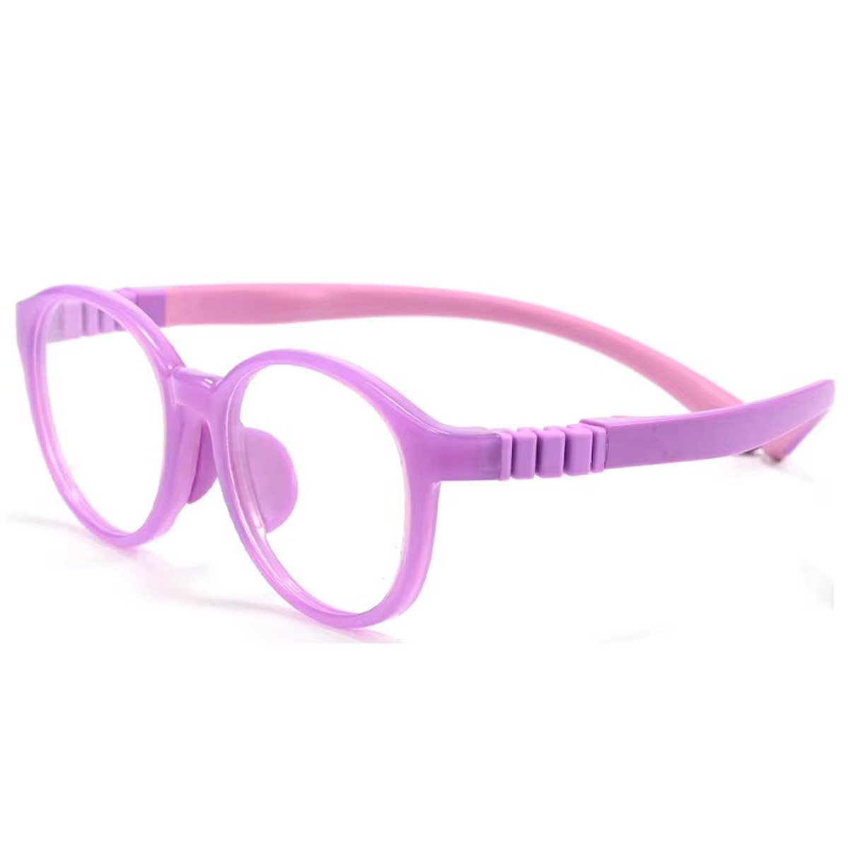 Silicone round non-slip na optical glass ng mga bata