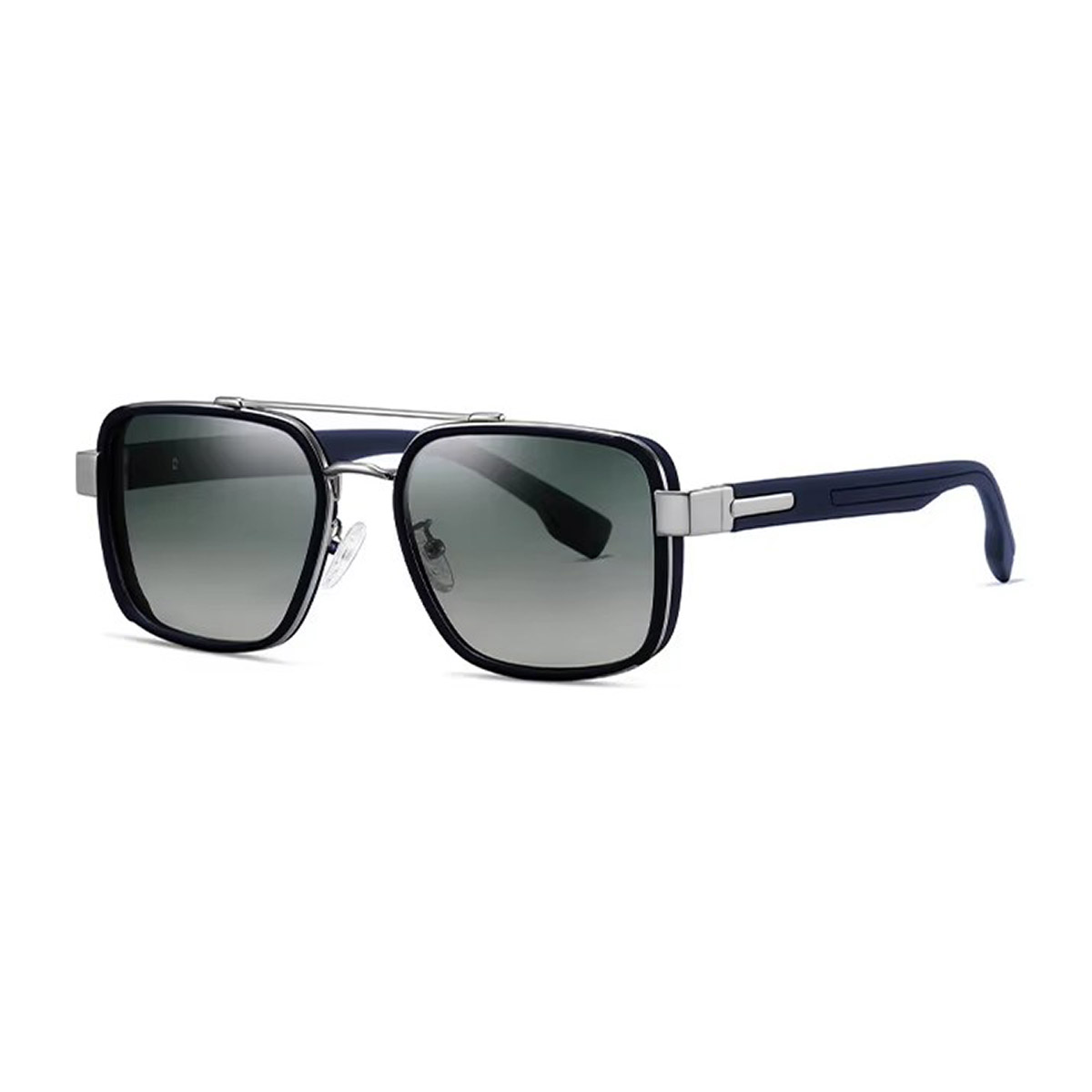 Metal Square Frame TR Temple Gradient Sunglasses Metal Square Frame TR Temple Gradient Sunglasses