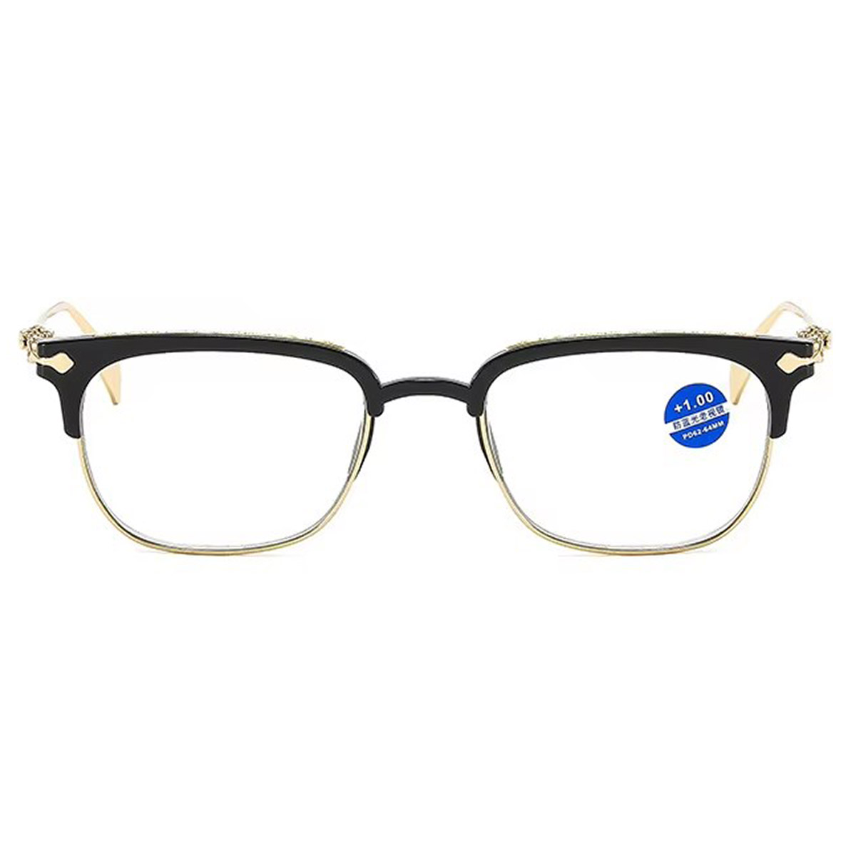 Full-frame titanium business men's anti-blue light reading glasses Full-frame titanium business men's anti-blue light reading glasses