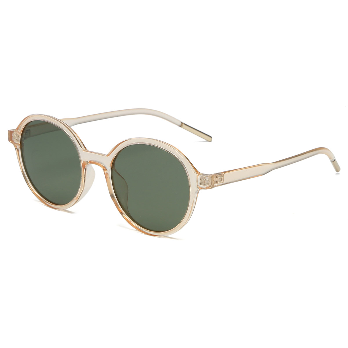 Transparent na Makukulay na Round Frame Dyed TR/PC Sunglasses Transparent na Makukulay na Round Frame Dyed TR/PC Sunglasses