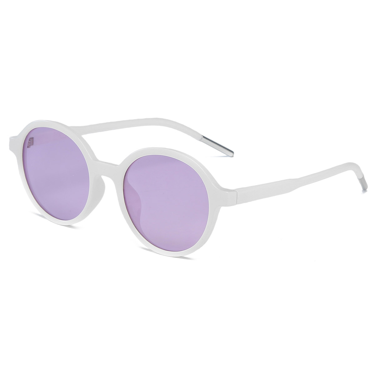 Transparent na Makukulay na Round Frame Dyed TR/PC Sunglasses Transparent na Makukulay na Round Frame Dyed TR/PC Sunglasses