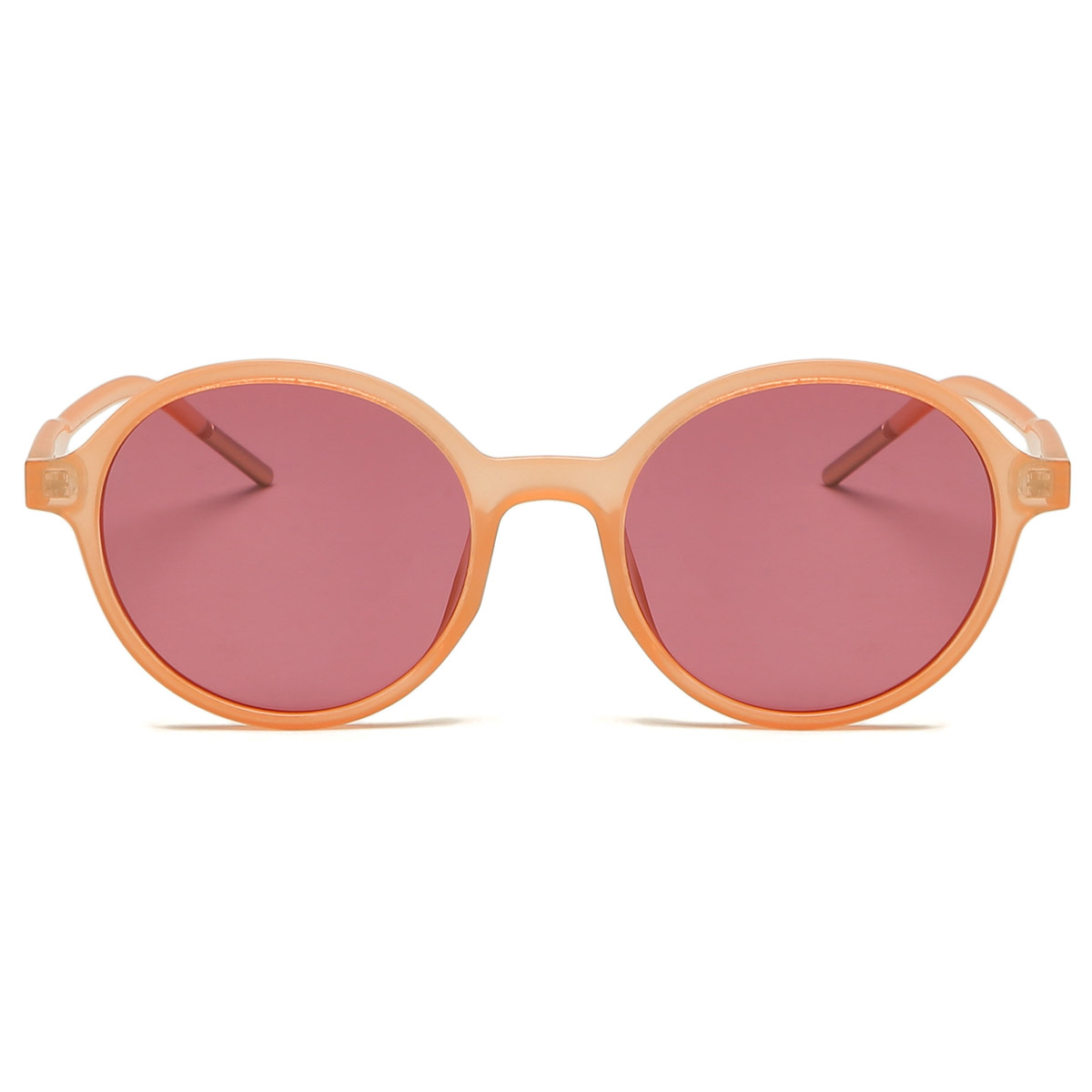 Transparent na Makukulay na Round Frame Dyed TR/PC Sunglasses Transparent na Makukulay na Round Frame Dyed TR/PC Sunglasses