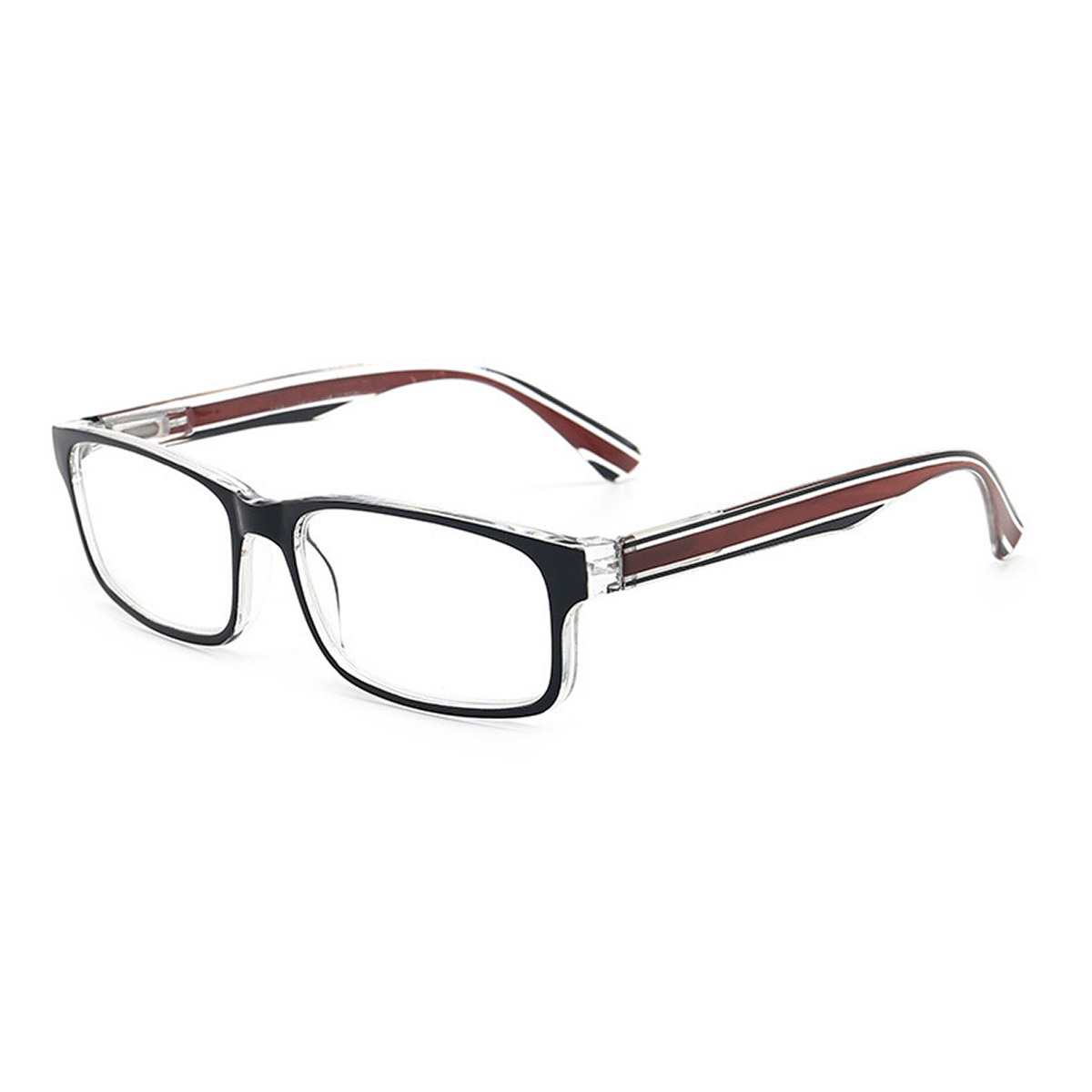 TR90 panlalaking ultra-light square elastic hinged reading glasses TR90 panlalaking ultra-light square elastic hinged reading glasses