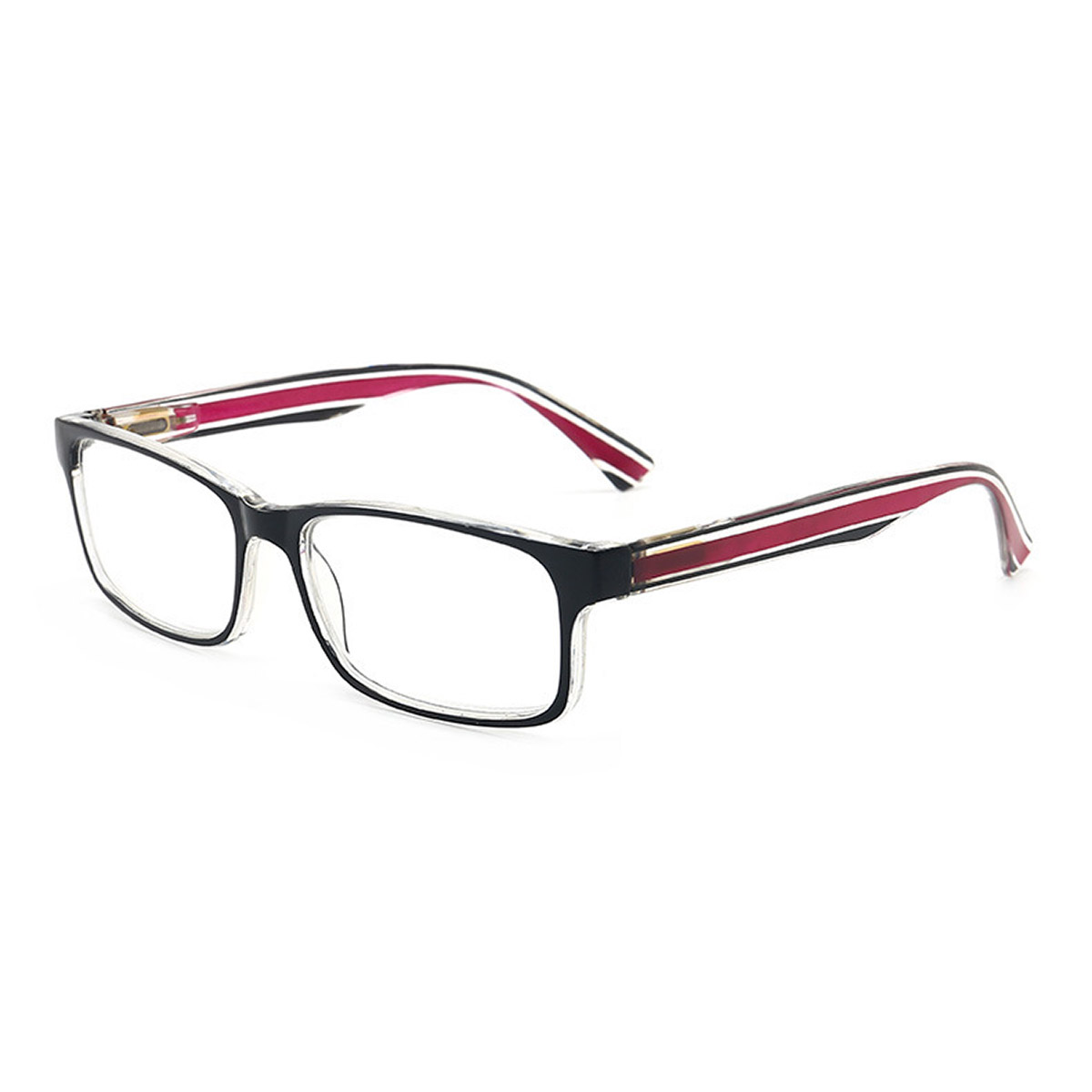 TR90 panlalaking ultra-light square elastic hinged reading glasses