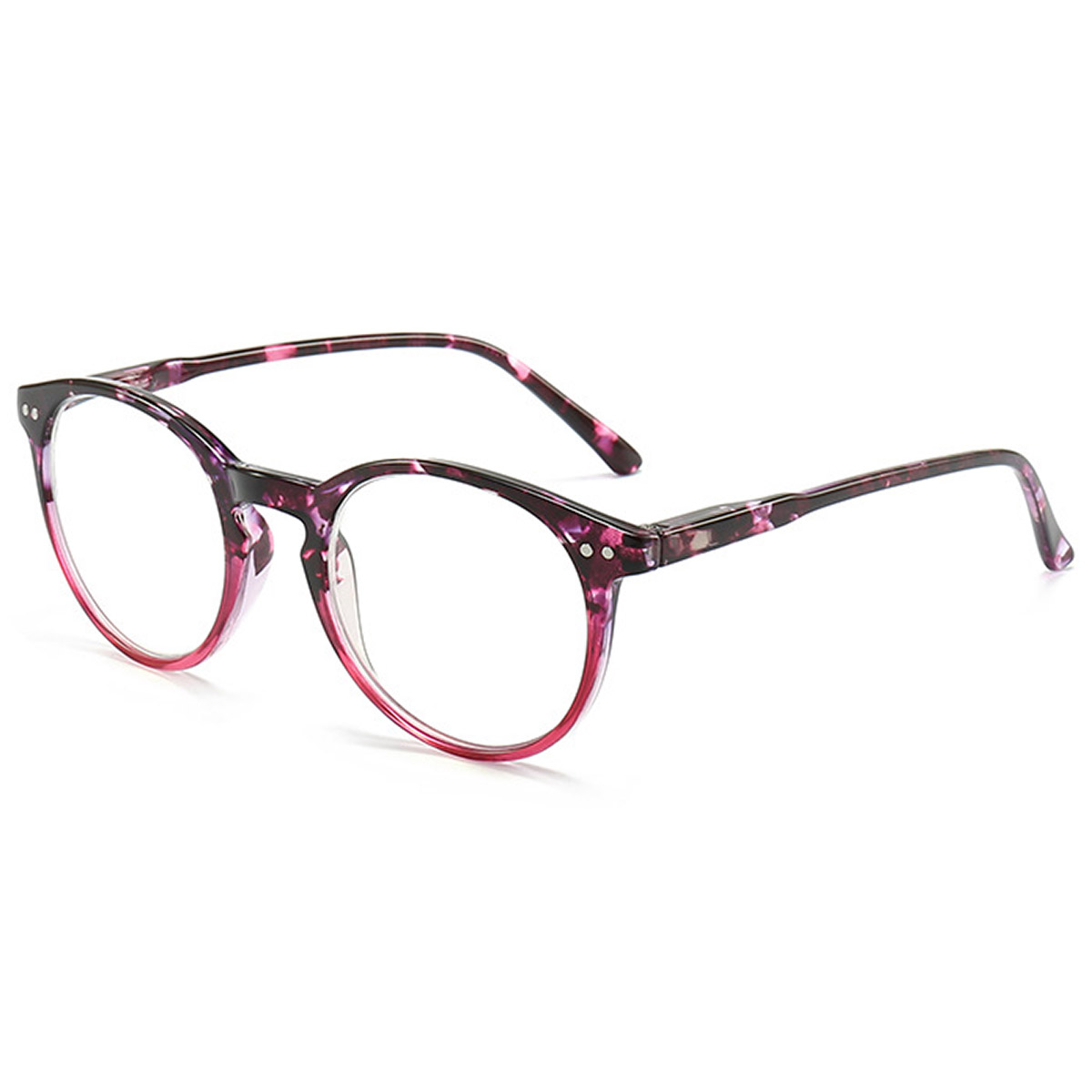 PC round anti-blue light impact-resistant reading glasses PC round anti-blue light impact-resistant reading glasses