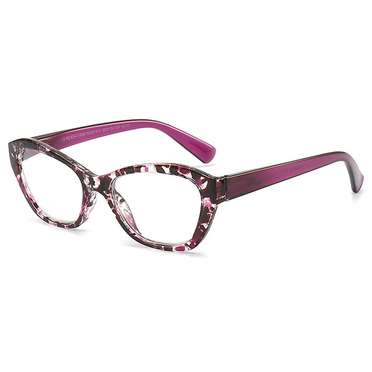 Mga pambabaeng naka-istilong cat-eye glass na may progresibong multifocal reading glass Mga pambabaeng naka-istilong cat-eye glass na may progresibong multifocal reading glass