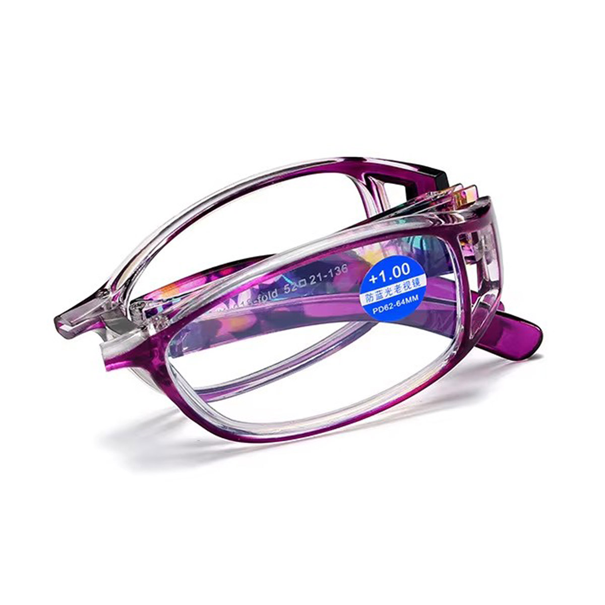 TR90 panlalaki at pambabae na foldable portable oval reading glasses TR90 panlalaki at pambabae na foldable portable oval reading glasses