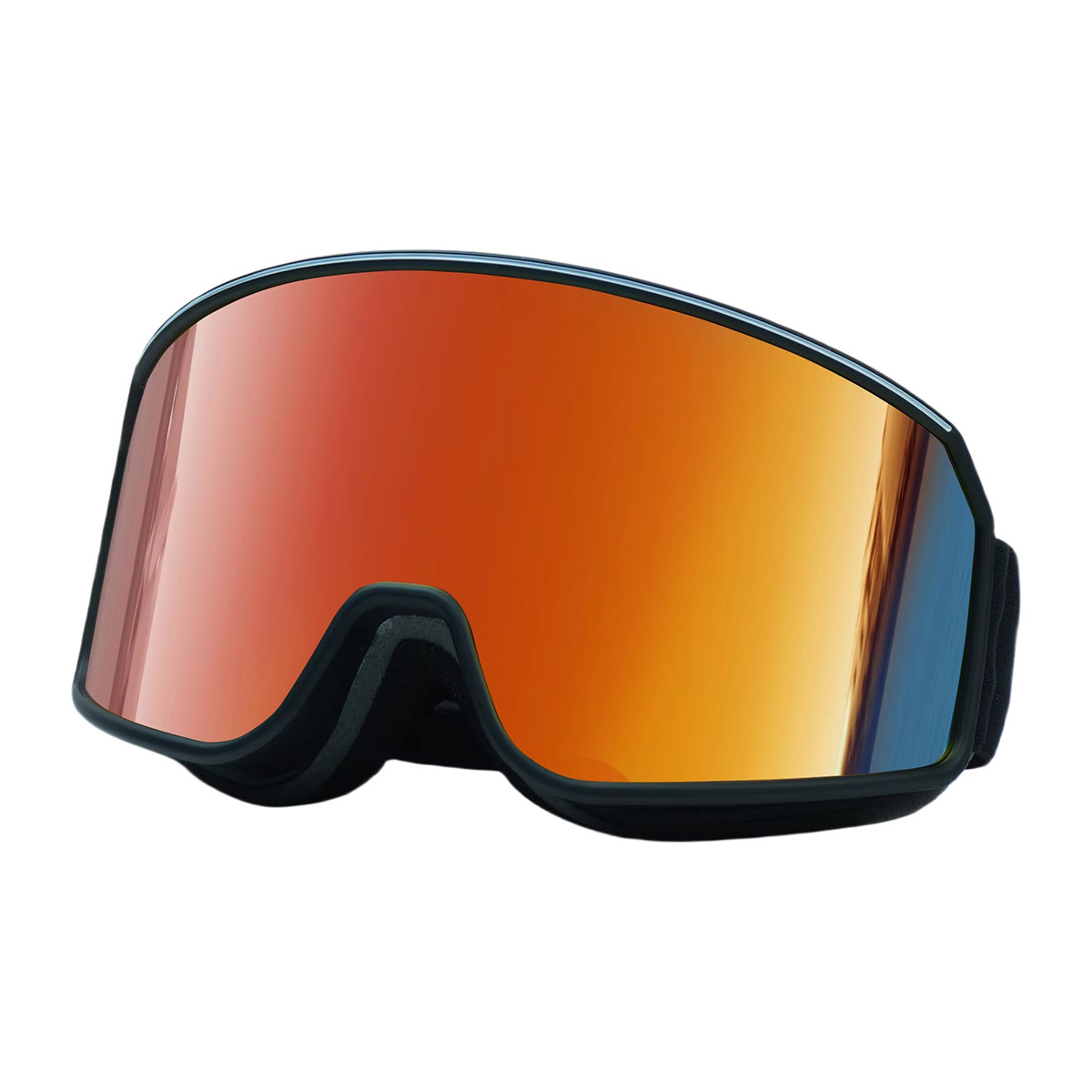 Custom na Pang-adultong Anti-fog Ski Goggles na may Adjustable Strap Custom na Pang-adultong Anti-fog Ski Goggles na may Adjustable Strap